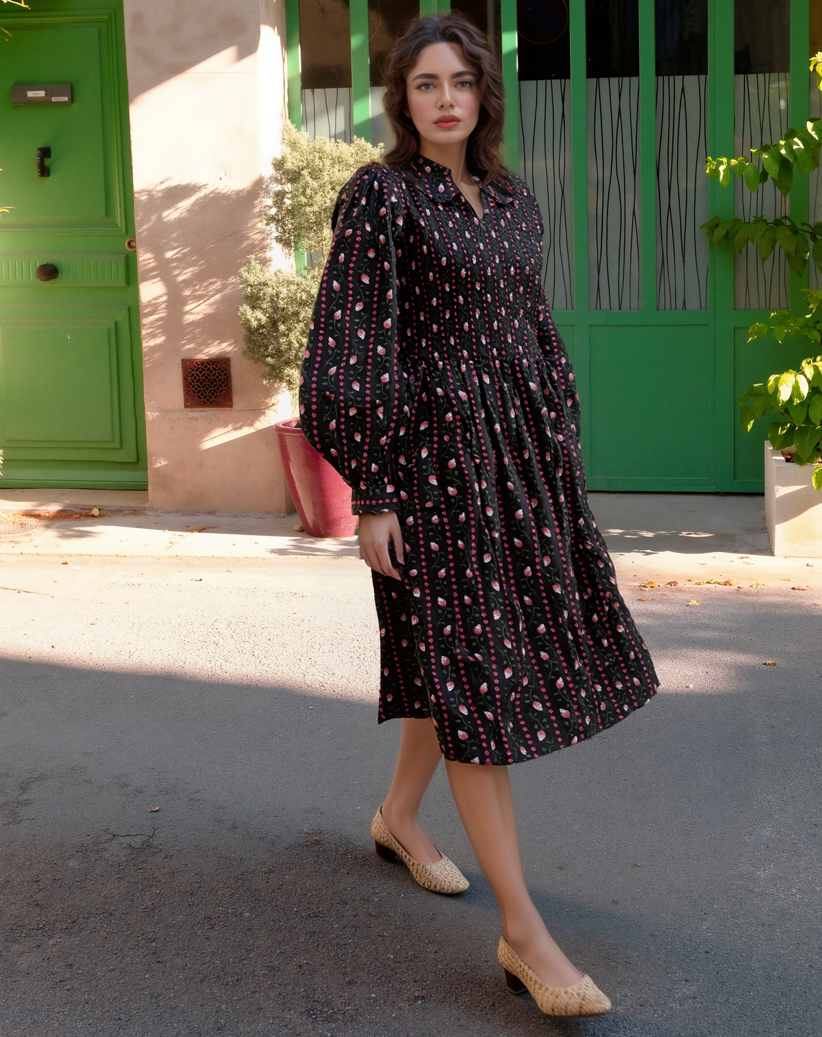 Black Stripe Dress